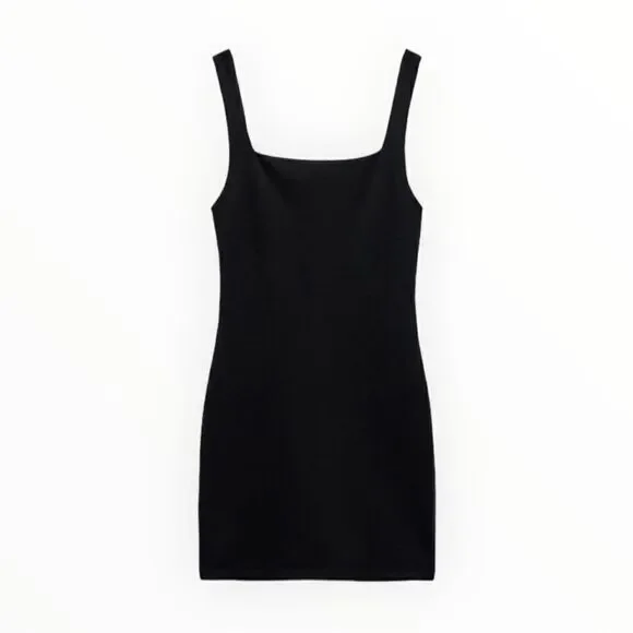 ZARA | Black | MINI DRESS - Picture 3 of 5